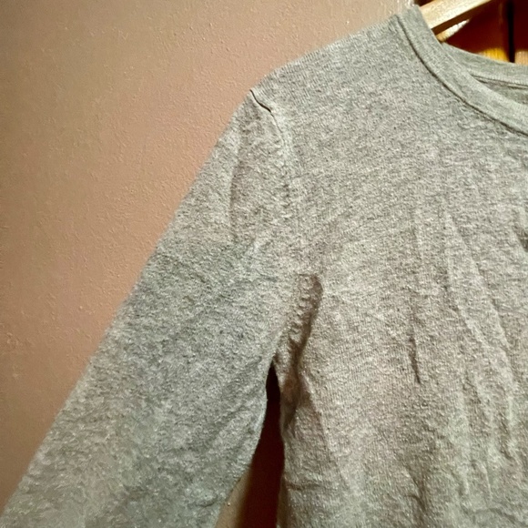 Merona Vintage Womens Size Medium Light Gray Button Up Cardigan Knit Sweater - Picture 8 of 11